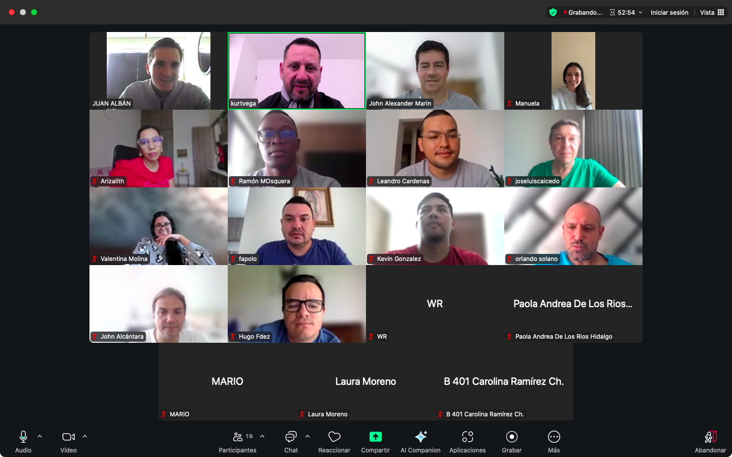 Sesiones de formación ejecutiva online — LATAM